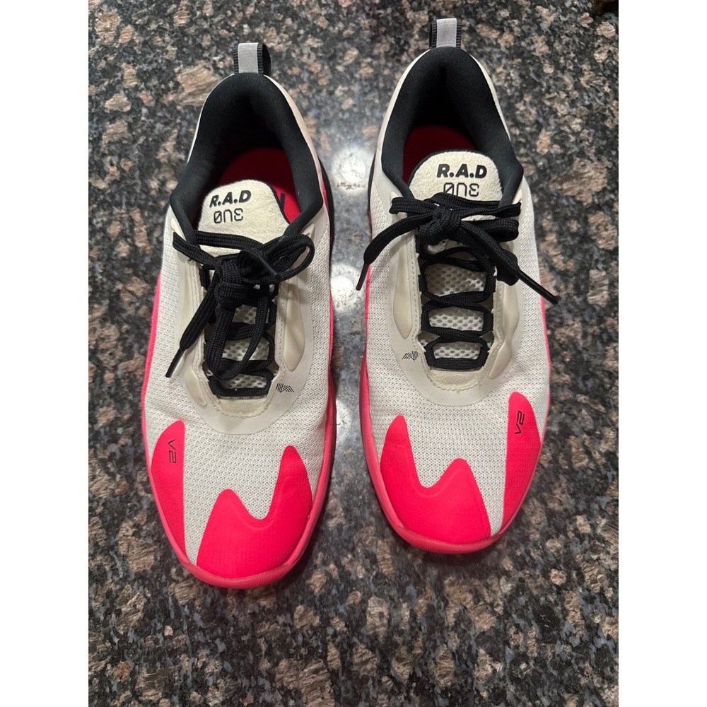R.A.D One V2 Training Shoes Men 6.5 Women's 8 White Pink SwellFoam Sneakers